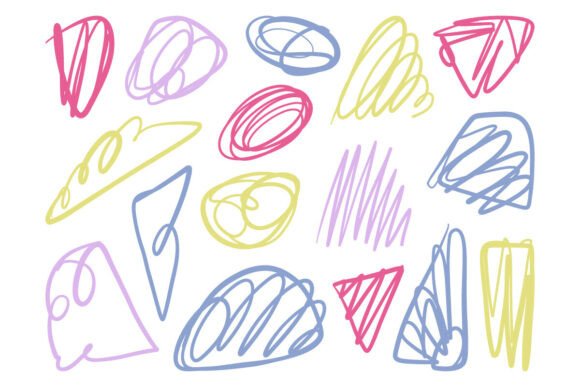 Abstract Scribble Doodle Vector: Graphics & Illustrations