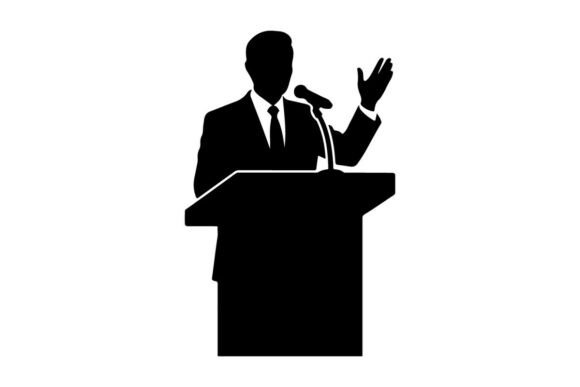 Business Professional Giving Speech at P: Embroidery Review