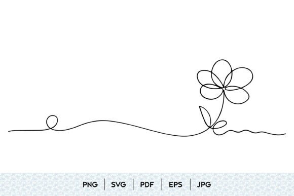 Minimal Flower Line Art: Clean Graphics & Illustrations