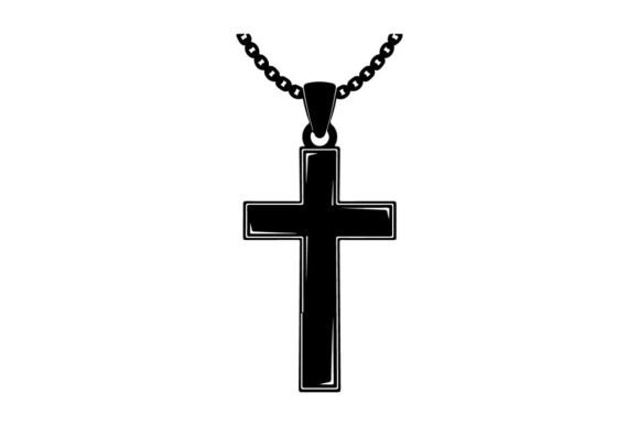 Minimalist Cross Pendant Graphics & Illustrations Review